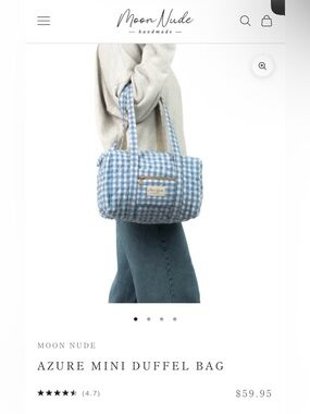 Moon Nude Azure Mini Duffel Bag